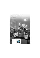 BMW K1200 GT - Maintenance instructions EN 2004-0